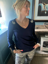 Load image into Gallery viewer, Gold Rio Bell Sleeve Jumper