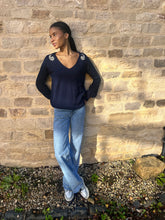 Load image into Gallery viewer, Gold Rio Bell Sleeve Jumper