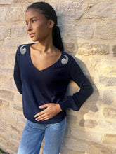 Load image into Gallery viewer, Gold Rio Bell Sleeve Jumper