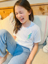 Load image into Gallery viewer, Lightning bolt children’s t-shirt