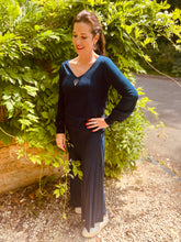 Load image into Gallery viewer, V neck Miami Sparkle Bell Sleeve jumper