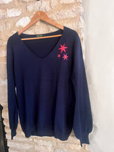 Load image into Gallery viewer, V neck Sydney Bell Sleeve Jumper
