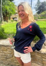 Load image into Gallery viewer, V neck Sydney Bell Sleeve Jumper