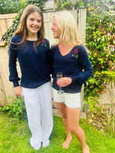 Load image into Gallery viewer, Round neck Chicago Bell Sleeve Jumper