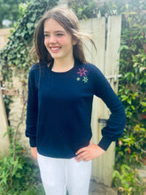 Load image into Gallery viewer, Round neck Chicago Bell Sleeve Jumper