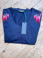 Load image into Gallery viewer, Navy Brazil long sleeve top