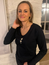 Load image into Gallery viewer, Navy long sleeve Vienna
