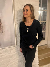Load image into Gallery viewer, Navy long sleeve Vienna