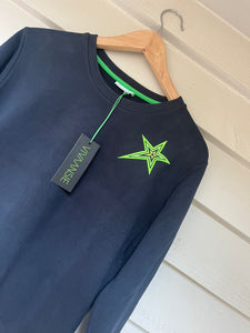 Green star sweatshirt