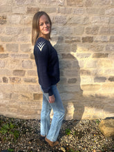 Load image into Gallery viewer, Sparkle St Tropez Bell Sleeve jumper