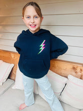 Load image into Gallery viewer, Lightning bolt children hoodie
